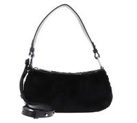 Coccinelle Pelle borsa a tracolla Merveille Synthetic Fur Mini Bag Noir/Noir nero