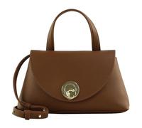 Coccinelle Pelle borsa a tracolla Nikla Handbag Double Grainy Leather Cognac/Noir marrone