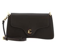 Coccinelle Pelle borsa a tracolla pochette C-Me Calf Hi-Tech Crossbody Bag Fango verde scuro