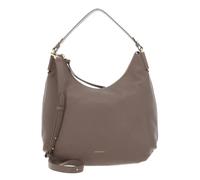 Coccinelle Pelle borsa a tracolla Rebekka Handbag Grained Leather Warm Taupe grigio talpa