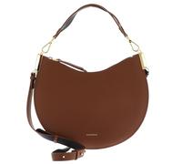 Coccinelle Pelle borsa a tracolla Sunup Handbag Double Grainy Leather Cognac/Noir marrone