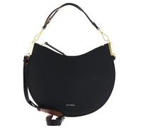 Coccinelle Borsa Sunup, Pelle Nera/Cognac, 33 x 22 x 6,5 cm, con Tracolla Regolabile