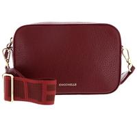 Coccinelle Tebe Borsa a tracolla rosso, pelle granulata, donna
