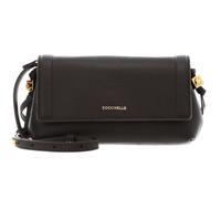 Coccinelle Pelle borsa a tracolla Thess Mini Bag Grained Leather Fango verde scuro