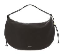 Coccinelle Pelle borsa a tracolla Thess Shoulder Bag Grained Leather Fango verde scuro