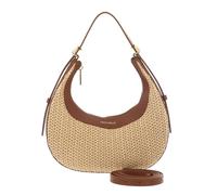 Coccinelle Pelle borsa a tracolla Whisper Straw Mini Bag Natural/Cognac beige