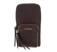 Coccinelle Pelle borsa per cellulare Pixie Hi-Tech Phone Bag Brunette marrone