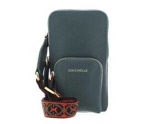 Coccinelle Pelle borsa per cellulare Pixie Hi-Tech Phone Bag Kale Green verde bosco