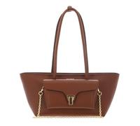 Coccinelle Pelle borsa shopper Double Beat Grained Leather Handbag Cognac marrone