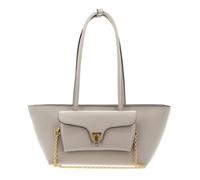 Coccinelle Pelle borsa shopper Double Beat Grained Leather Handbag Eucalipto grigio chiaro