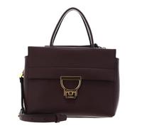Coccinelle Pelle borsetta borsa a tracolla Arlettis Handbag Grained Leather Berry viola scuro