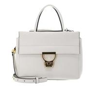 Coccinelle Pelle borsetta borsa a tracolla Arlettis Handbag Grained Leather Pearl avorio