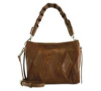 Coccinelle Pelle borsetta borsa a tracolla Boheme New Geomet.Patch Handbag Cognac/Cognac marrone