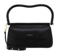 Coccinelle Pelle borsetta borsa a tracolla Cora Handbag Calf Smooth Leather Noir nero
