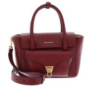 Coccinelle Pelle borsetta borsa a tracolla Double Beat Grained Leather Handbag Ribes mirtillo