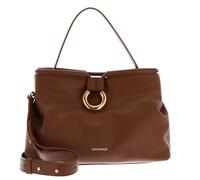 Coccinelle Pelle borsetta borsa a tracolla Elisbet Smooth Leather Handbag Cognac marrone