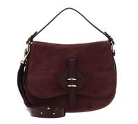 Coccinelle Pelle borsetta borsa a tracolla Mavery Suede BI Handbag Suede Leather/Micro Gra. Le. Berry/Berry viola scuro