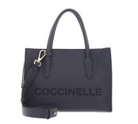 Coccinelle Pelle borsetta borsa a tracolla Myrtha26 Handbag Grained Leather Stove grigio cadetto