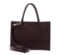 Coccinelle Pelle borsetta borsa a tracolla Myrtha26 Handbag Grained Leather Berry viola scuro