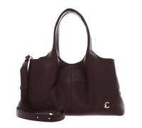 Coccinelle Pelle borsetta borsa a tracolla Nell Handbag Grained Leather Berry viola scuro