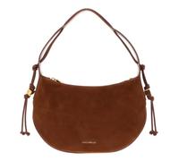 Coccinelle Pelle borsetta borsa a tracolla Thess Handbag Suede Le. / Grained Le. Cognac/Cognac marrone chiaro