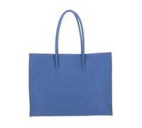 Coccinelle Myrtha Maxi Log Handbag Grained Leather Azul
