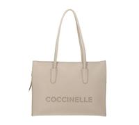 Coccinelle Myrtha Borsa shopper Pelle 36 cm beige