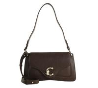 Coccinelle Pelle cartella borsa a tracolla C-Me Handle Bag Brunette marrone scuro
