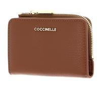 Coccinelle Pelle porta carte di credito Metallic Soft Credit Card Holder Cognac marrone