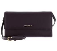 COCCINELLE portafoglio Mini Bag Wallet Grained Leather Prune