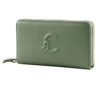 Coccinelle Pelle portafoglio Dulse Soft Zip Around Wallet Greenery menta