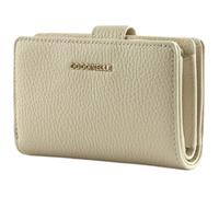 Coccinelle Pelle portafoglio Metallic Soft Mini Wallet Grained Leather Blanco bianco