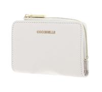 Coccinelle Pelle portafoglio Metallic Soft Wallet Blanco avorio