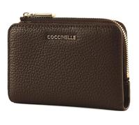 Coccinelle Pelle portafoglio Metallic Soft Wallet Brunette marrone scuro