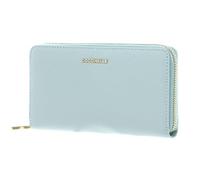 Coccinelle Pelle portafoglio Metallic Soft Wallet Grained Leather Aquamarine celeste