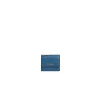Coccinelle Pelle portafoglio Metallic Soft Wallet Grained Leather Deep Blue