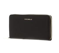 Coccinelle Pelle portafoglio Metallic Soft Wallet Grained Leather Fango verde scuro