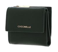 Coccinelle Pelle portafoglio Metallic Soft Wallet Grained Leather Garden Green verde bosco