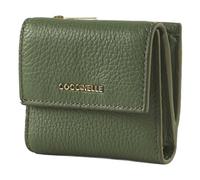 Coccinelle Pelle portafoglio Metallic Soft Wallet Grained Leather Greenery menta