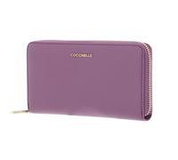 Coccinelle Pelle portafoglio Metallic Soft Wallet Grained Leather Jellyfish porpora