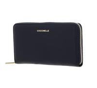 Coccinelle Pelle portafoglio Metallic Soft Wallet Grained Leather Midnight Blue blu scuro