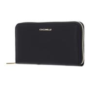Coccinelle Pelle portafoglio Metallic Soft Wallet Grained Leather Noir nero