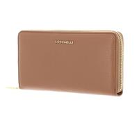 Coccinelle Pelle portafoglio Metallic Soft Wallet Grained Leather Skin marrone chiaro