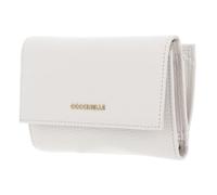 Coccinelle Pelle portafoglio Metallic Soft Wallet Grainy Leather Blanco avorio