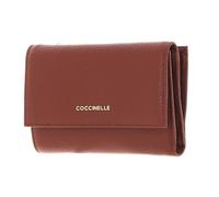 Coccinelle Portafoglio Grainy Leather Metallic Soft Brule