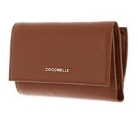 Coccinelle Pelle portafoglio Metallic Soft Wallet Grainy Leather Cognac marrone