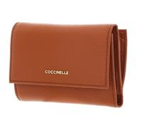 Coccinelle Pelle portafoglio Metallic Soft Wallet Grainy Leather Crab marrone chiaro