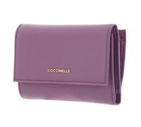 Coccinelle Pelle portafoglio Metallic Soft Wallet Grainy Leather Jellyfish porpora