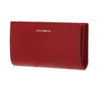 Coccinelle Pelle portafoglio Metallic Soft Wallet Scarlet rosso
