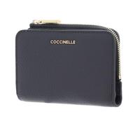 Coccinelle Pelle portafoglio Metallic Soft Wallet Stove grigio cadetto